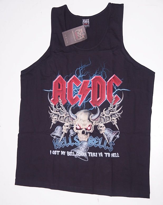 Tričko bez rukávu, nátělník ACDC 1