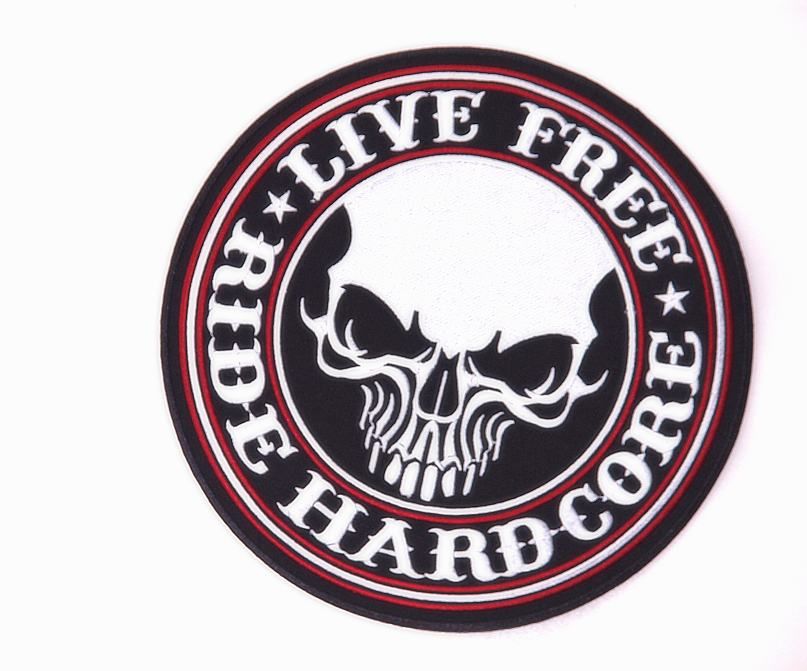 Nášivka Live Free HardCore