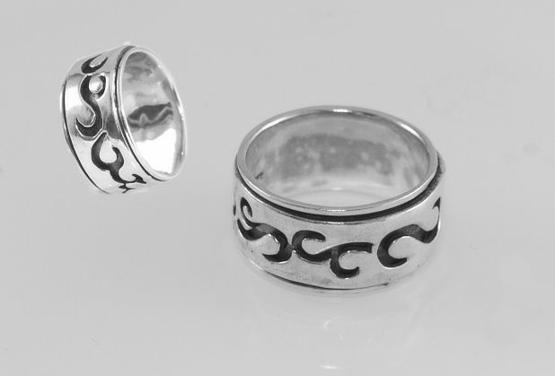 Stříbrný prsten, kroužek No.027