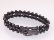 3.Náramek z chirugické oceli Lebky Black 2
