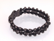 4.Náramek z chirugické oceli Lebky Black 2