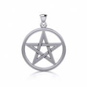 Stříbrný přívěsek Pentagram 250213