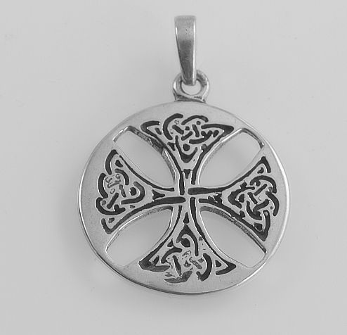 Stříbrný přívěsek Keltský kříž 