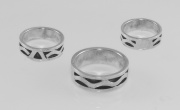 Stříbrný prsten kroužek No.030