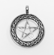 1. Přívěsek z anglického cínu Pentagram Nr. 031