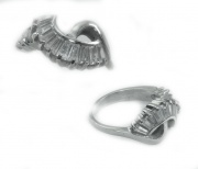 2.1. dámský prsten, chirurgická ocel, model Klaudie