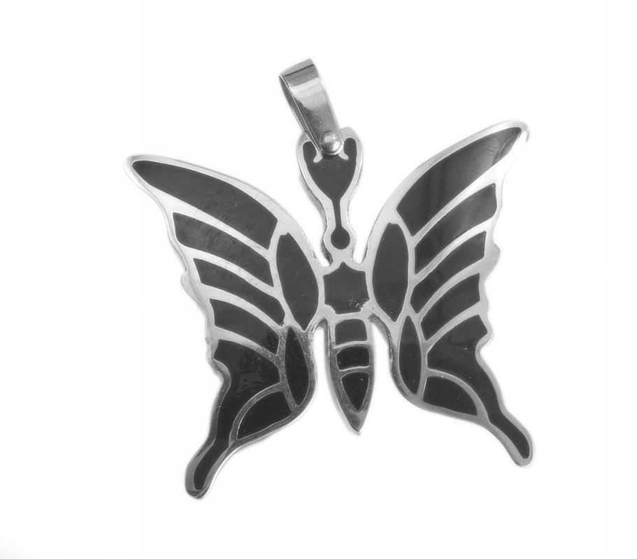 Přívěsek z chirurgické oceli Motýl