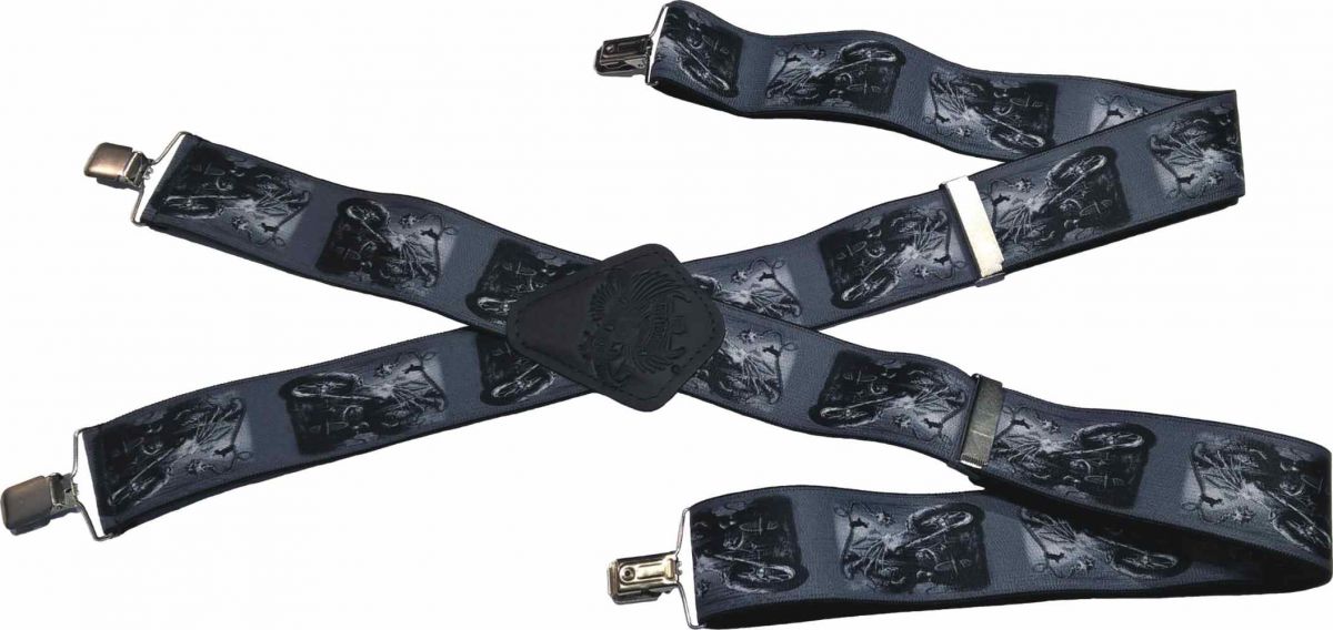 1. Motorkářské gumové šle motiv moto Hell Rider
