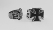 Prsten z chirurgické oceli, Maltézák nr. 020