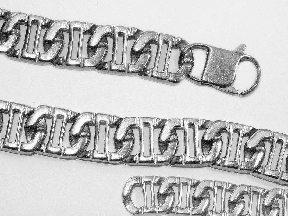 RiverSperky. Pánský náramek z chirurgické oceli, model 00804. 23000804
