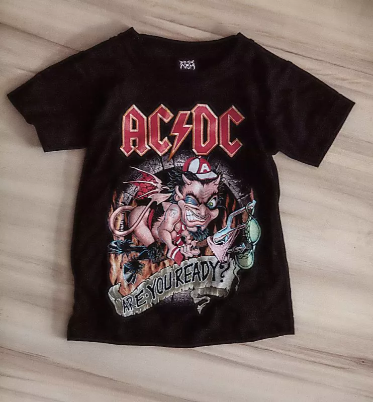 Dětské tričko, hudební motiv AC/DC HERO BUFF