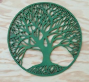2. Dřevěná nástěnná dekorace Strom Života