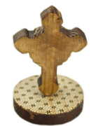 5. 1. Dřevěná dekorace na stůl, Křesťanský Kříž