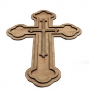 3. 1. Dřevěná dekorace Křesťanský Kříž