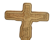 2. 1. Nástěnná dřevěná dekorace, Kříž s Ježíšem