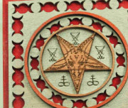 3. Dřevěná nástěnná dekorace, Obrácený Pentagram