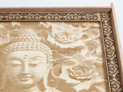 3. Dřevěný obraz na stěnu, motiv Buddha