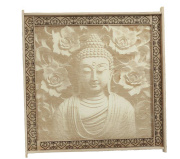 Dřevěný obraz na stěnu, motiv Buddha
