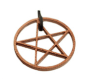 Dřevěný přívěsek Pentagram II.