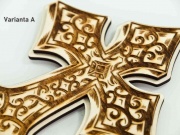 6. 1. Dřevěná dekorace Křesťanský Kříž nr. 01