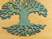 2. Dřevěná nástěnná dekorace, Strom života III.