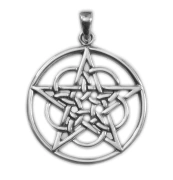 Stříbrný přívěsek Pentagram 