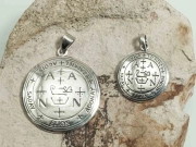 Stříbrný přívěsek Archanděl Zadkiel – pečeť milosrdenství a odpuštění | Andělský talisman Peter Stone Jewerly 3. Stříbrný amulet, pečetˇarchanděla Zedkiela
