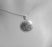 Stříbrný přívěsek Archanděl Zadkiel – pečeť milosrdenství a odpuštění | Andělský talisman Peter Stone Jewerly 5. Stříbrný amulet, pečetˇarchanděla Zedkiela