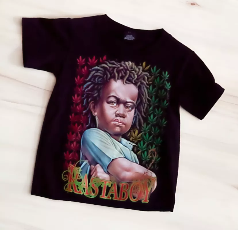 Značkové Dětské motorkářské tričko RastaBoy 2 HERO BUFF