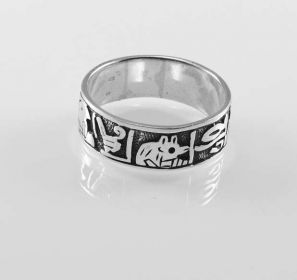 stříbrný prsten Takyone