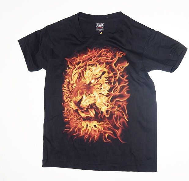 Dětské tričko Ohnivý lev.