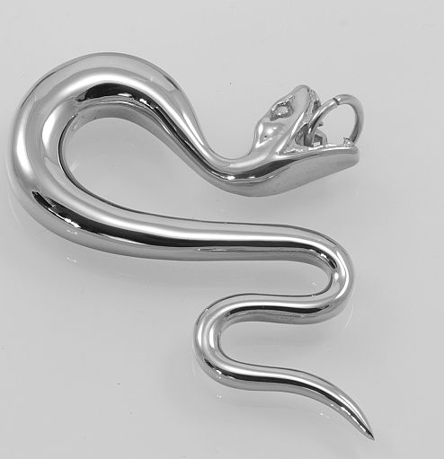 Ocelový přívěsek Symbol Hada. OCPRIV220108