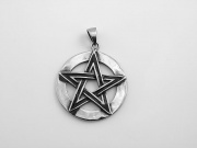 Ocelový amulet Pentagram II.